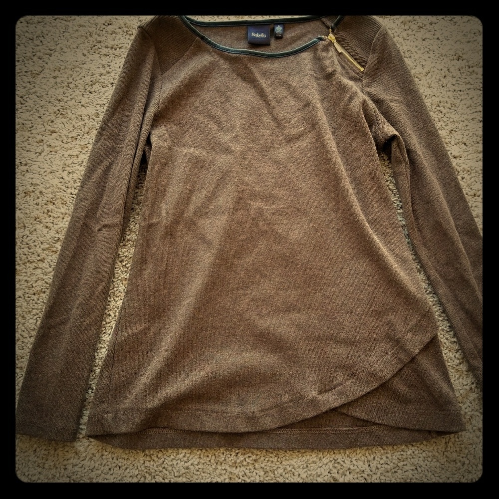 Rafaella brown sweater